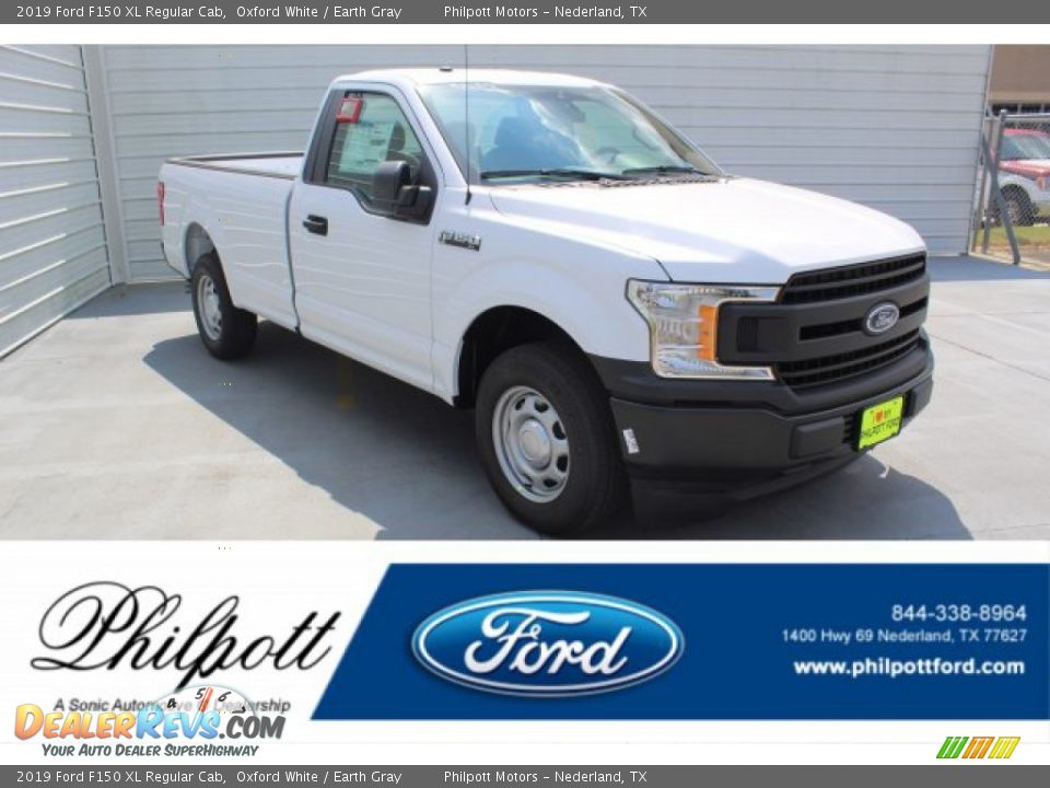 2019 Ford F150 XL Regular Cab Oxford White / Earth Gray Photo #1