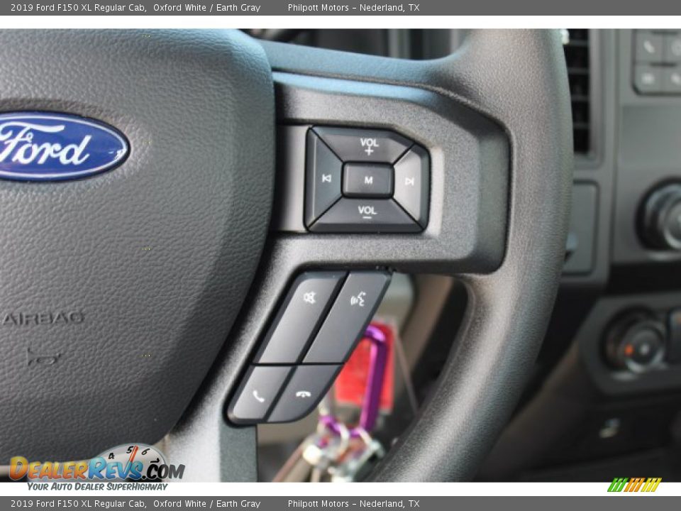 2019 Ford F150 XL Regular Cab Oxford White / Earth Gray Photo #12