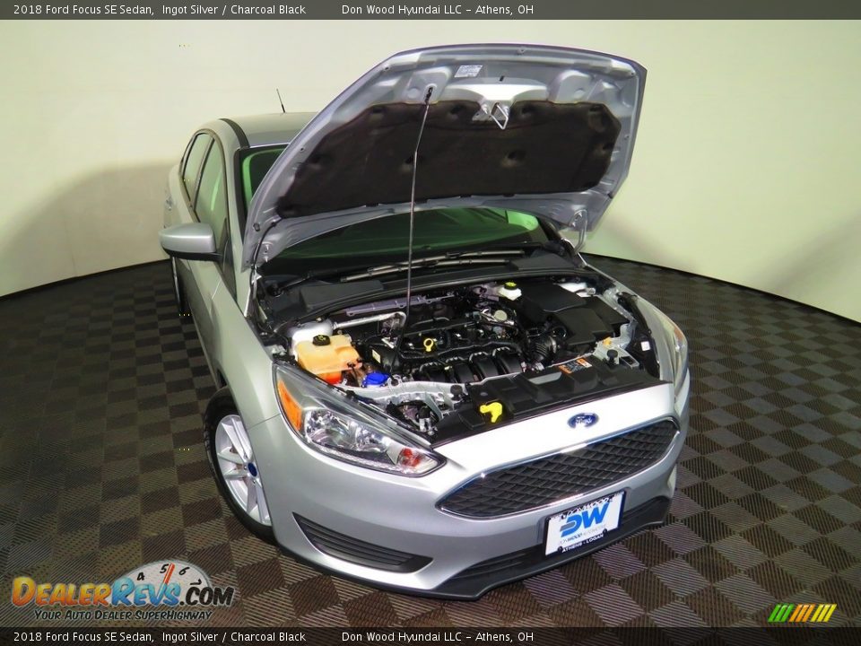 2018 Ford Focus SE Sedan Ingot Silver / Charcoal Black Photo #6