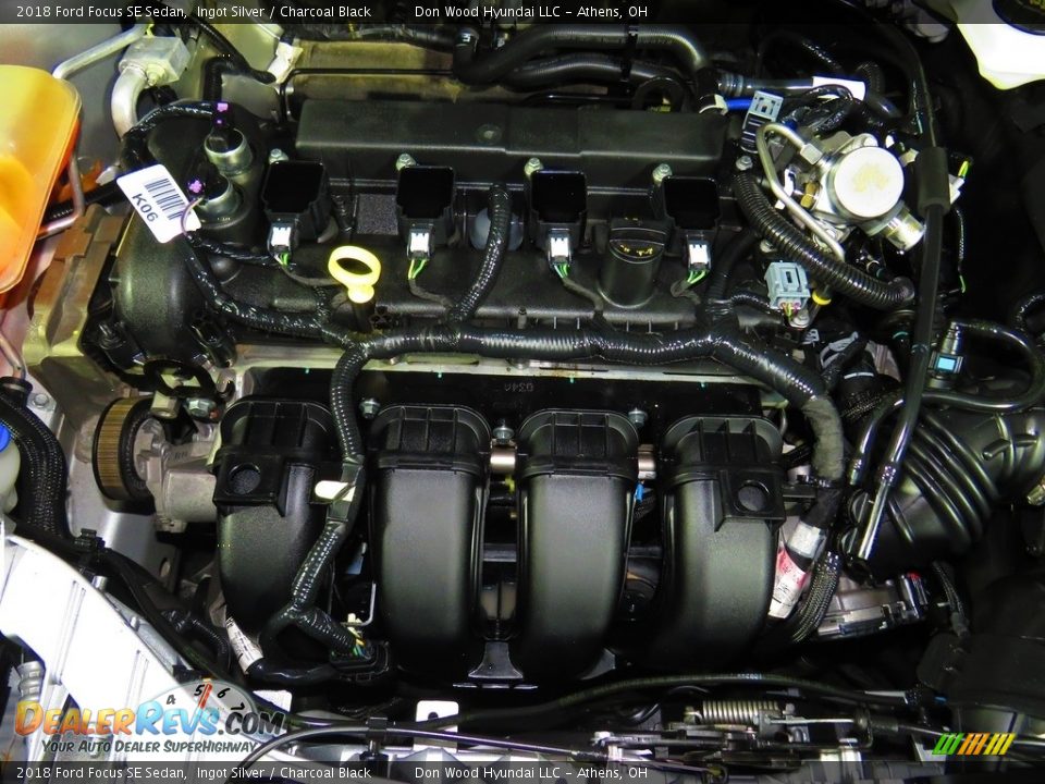 2018 Ford Focus SE Sedan Ingot Silver / Charcoal Black Photo #7