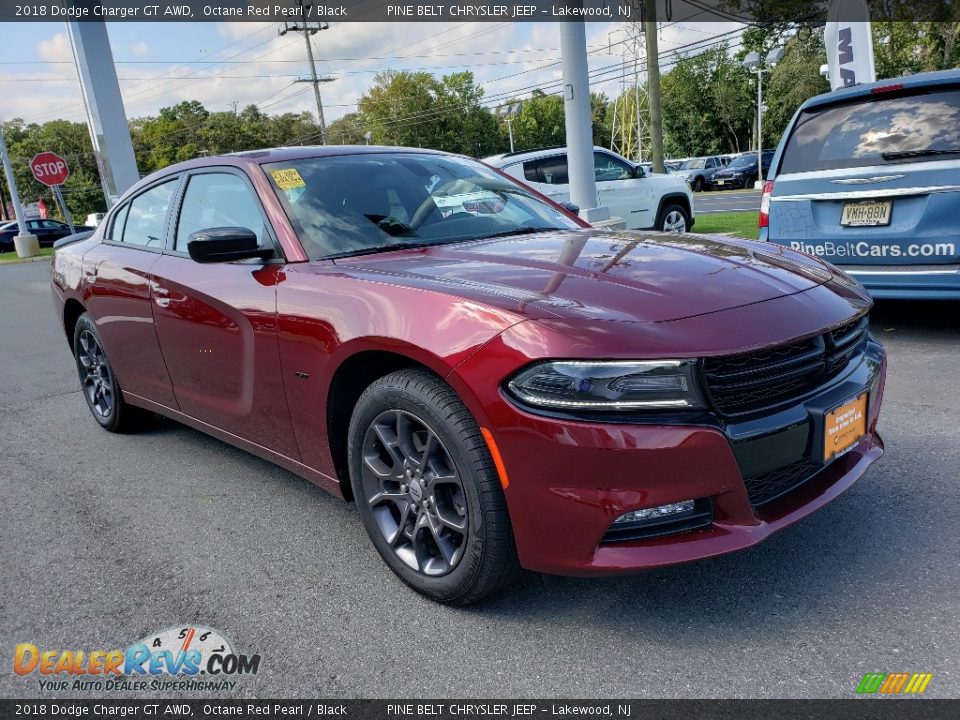 2018 Dodge Charger GT AWD Octane Red Pearl / Black Photo #1