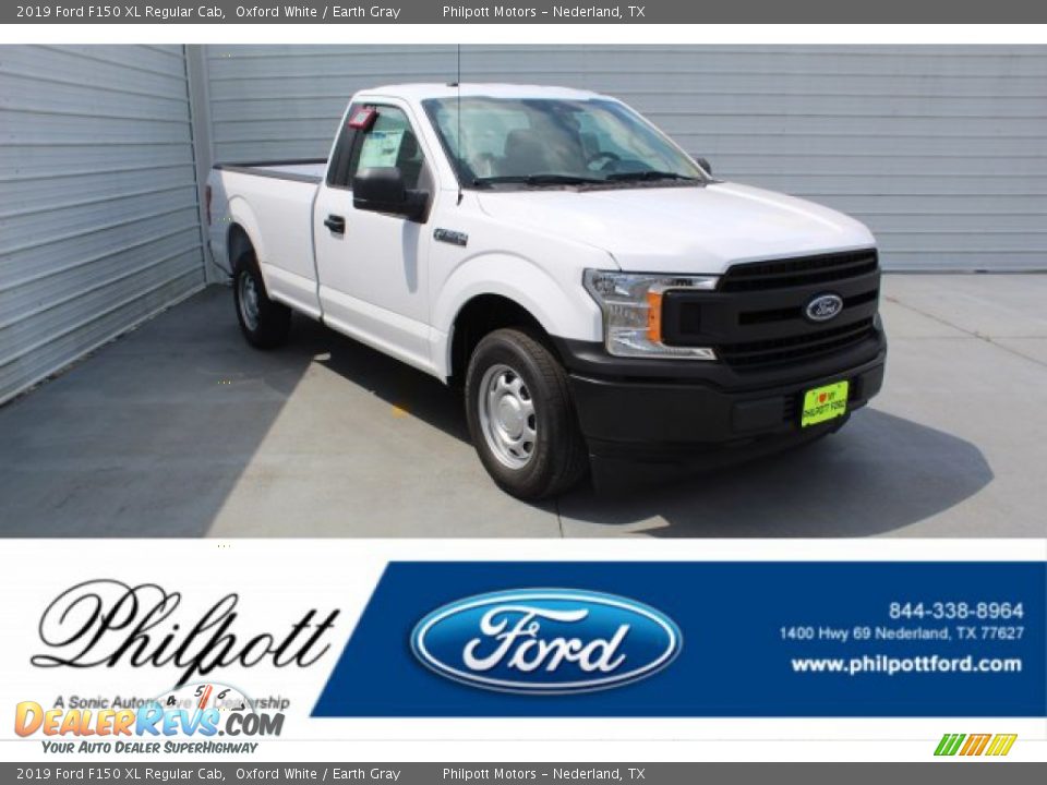 2019 Ford F150 XL Regular Cab Oxford White / Earth Gray Photo #1