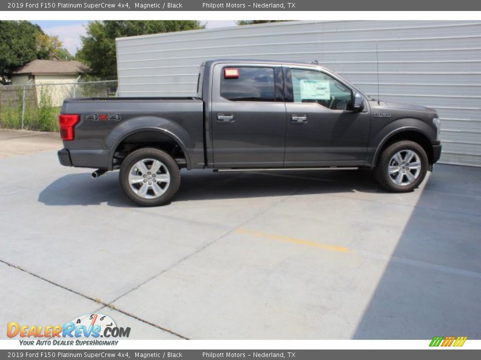 2019 Ford F150 Platinum SuperCrew 4x4 Magnetic / Black Photo #10