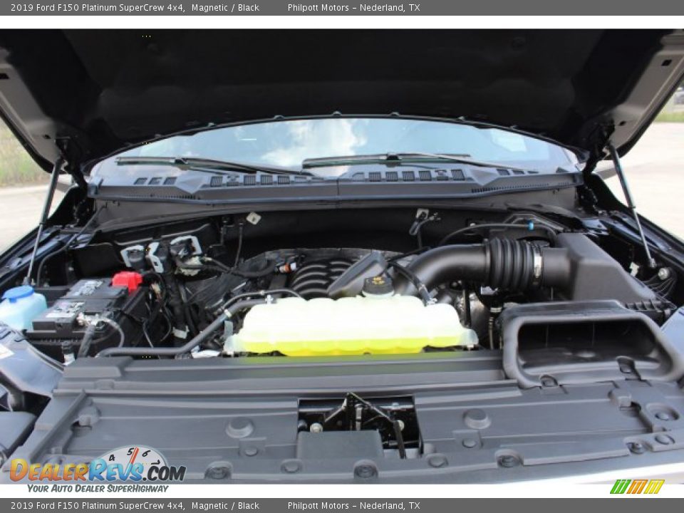 2019 Ford F150 Platinum SuperCrew 4x4 5.0 Liter DI DOHC 32-Valve Ti-VCT E85 V8 Engine Photo #27