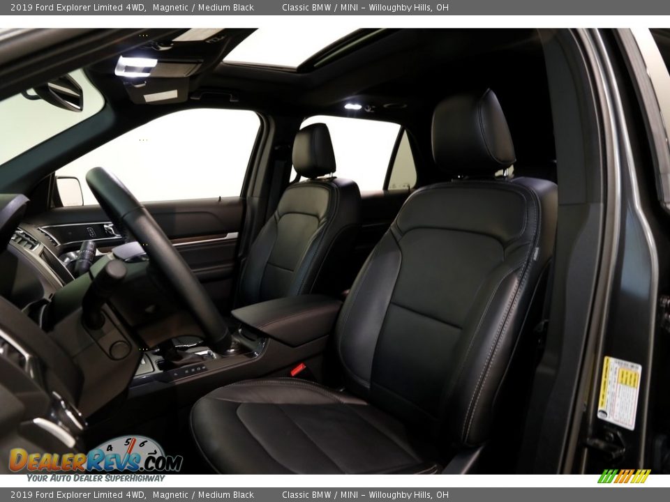 2019 Ford Explorer Limited 4WD Magnetic / Medium Black Photo #6