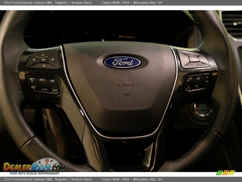 2019 Ford Explorer Limited 4WD Magnetic / Medium Black Photo #8