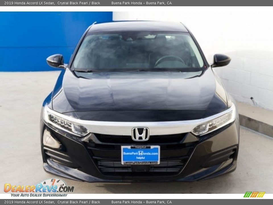 2019 Honda Accord LX Sedan Crystal Black Pearl / Black Photo #3