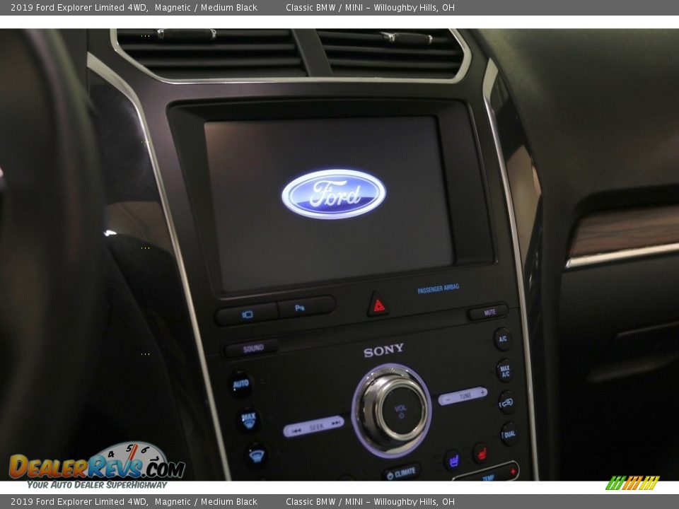 2019 Ford Explorer Limited 4WD Magnetic / Medium Black Photo #10