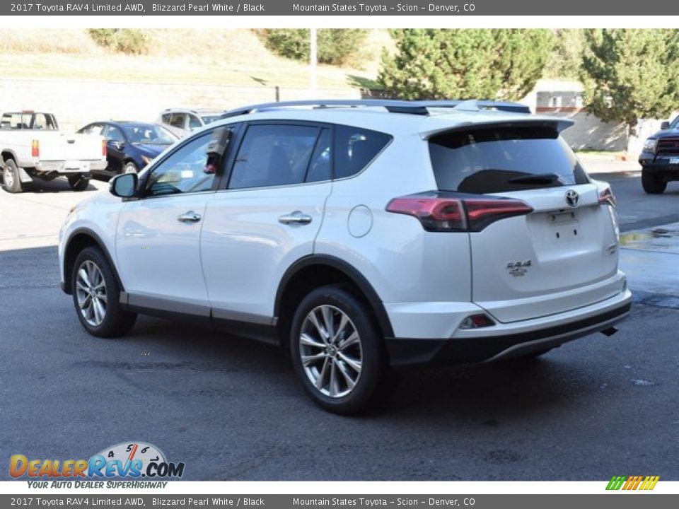 2017 Toyota RAV4 Limited AWD Blizzard Pearl White / Black Photo #4