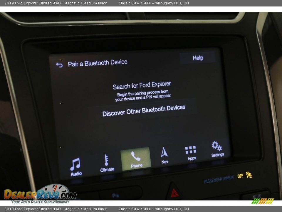 2019 Ford Explorer Limited 4WD Magnetic / Medium Black Photo #14