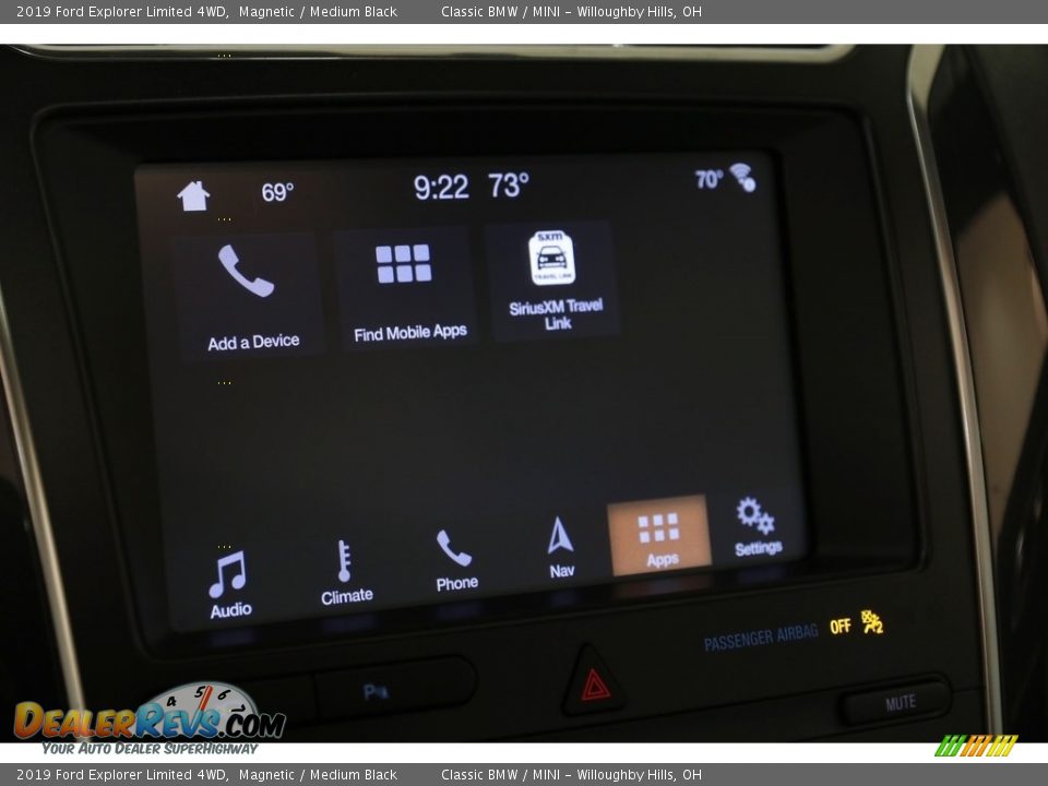 2019 Ford Explorer Limited 4WD Magnetic / Medium Black Photo #16