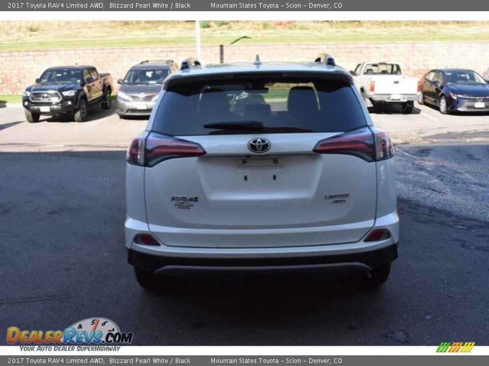 2017 Toyota RAV4 Limited AWD Blizzard Pearl White / Black Photo #5