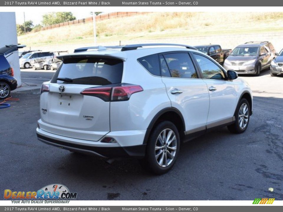 2017 Toyota RAV4 Limited AWD Blizzard Pearl White / Black Photo #6