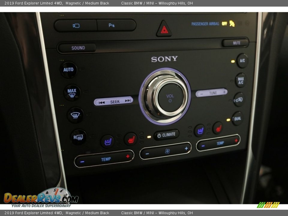 2019 Ford Explorer Limited 4WD Magnetic / Medium Black Photo #18