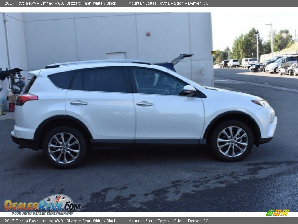 2017 Toyota RAV4 Limited AWD Blizzard Pearl White / Black Photo #7