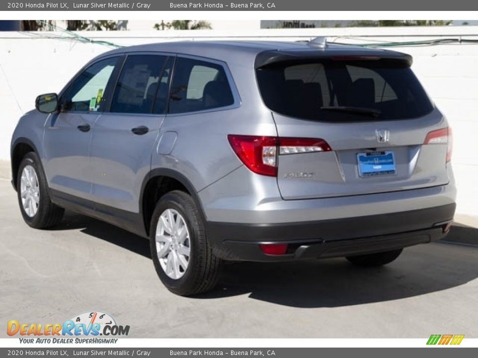 2020 Honda Pilot LX Lunar Silver Metallic / Gray Photo #2