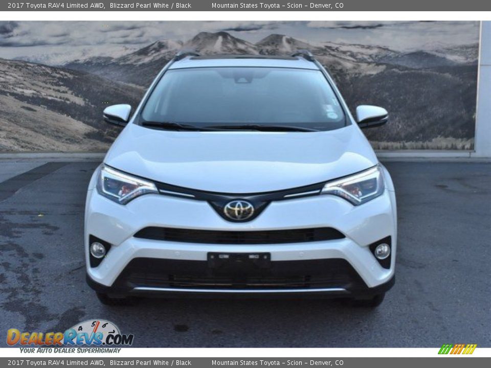 2017 Toyota RAV4 Limited AWD Blizzard Pearl White / Black Photo #8