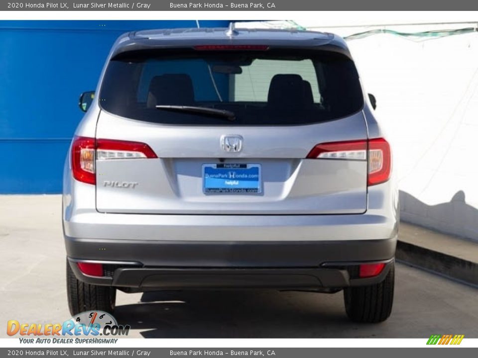 2020 Honda Pilot LX Lunar Silver Metallic / Gray Photo #5