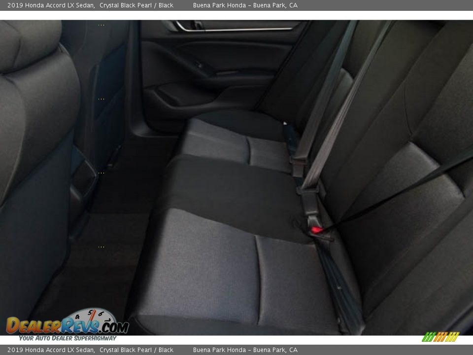 2019 Honda Accord LX Sedan Crystal Black Pearl / Black Photo #17