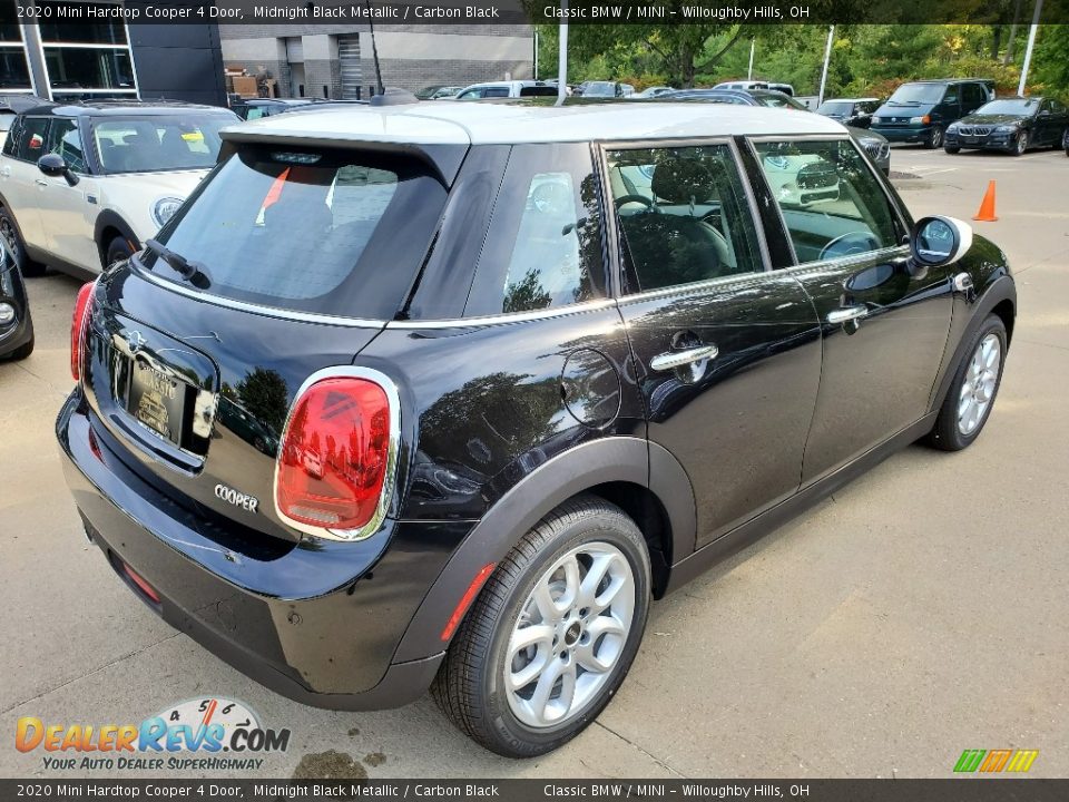 2020 Mini Hardtop Cooper 4 Door Midnight Black Metallic / Carbon Black Photo #2
