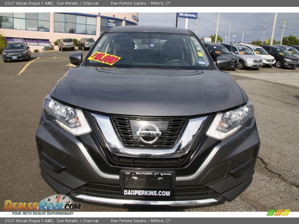 2017 Nissan Rogue S AWD Gun Metallic / Charcoal Photo #2