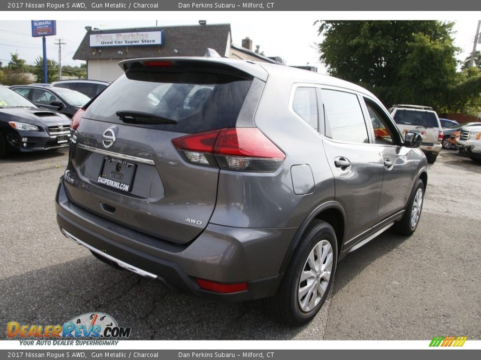 2017 Nissan Rogue S AWD Gun Metallic / Charcoal Photo #5