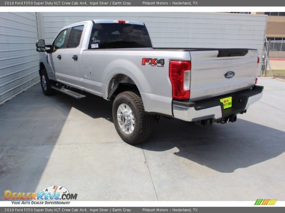 2019 Ford F350 Super Duty XLT Crew Cab 4x4 Ingot Silver / Earth Gray Photo #6