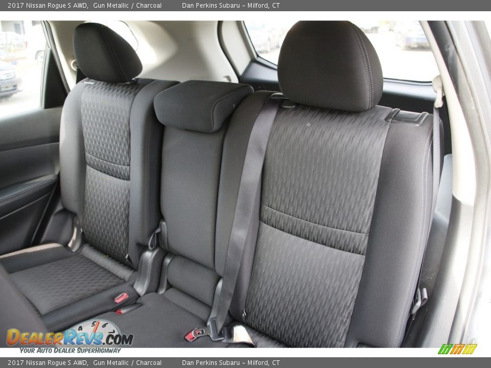 2017 Nissan Rogue S AWD Gun Metallic / Charcoal Photo #12