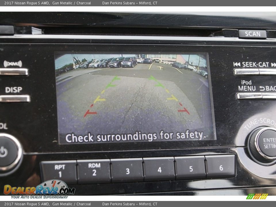 2017 Nissan Rogue S AWD Gun Metallic / Charcoal Photo #19