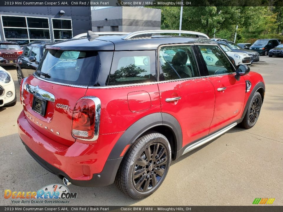 2019 Mini Countryman Cooper S All4 Chili Red / Black Pearl Photo #2