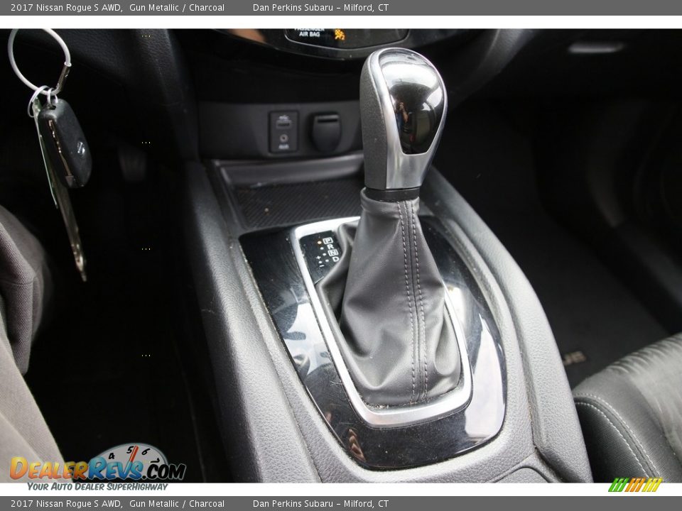 2017 Nissan Rogue S AWD Gun Metallic / Charcoal Photo #20