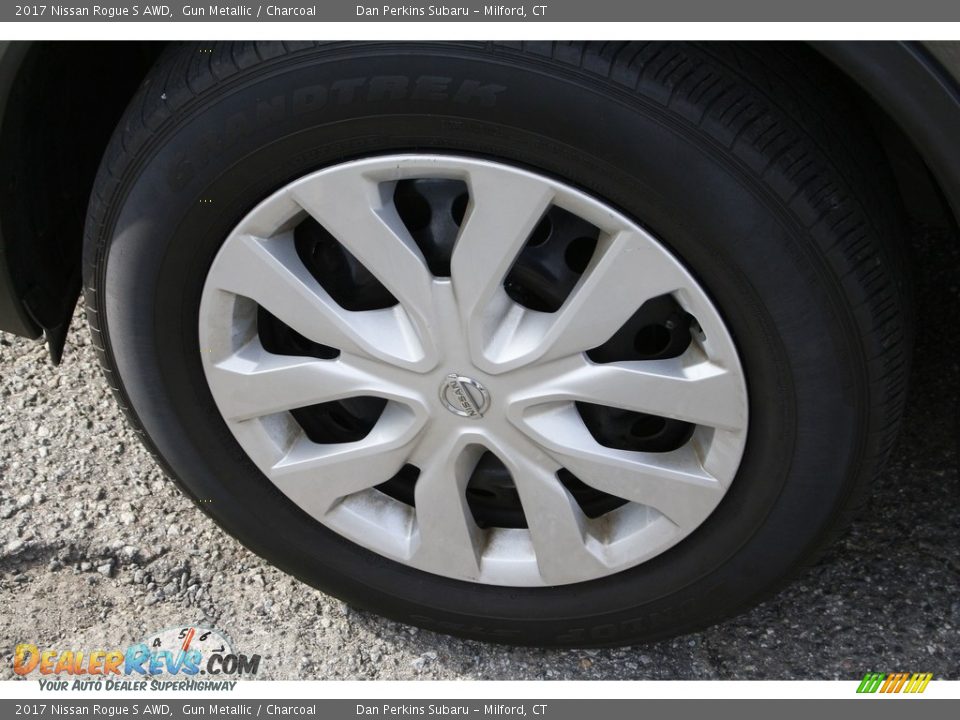 2017 Nissan Rogue S AWD Gun Metallic / Charcoal Photo #21
