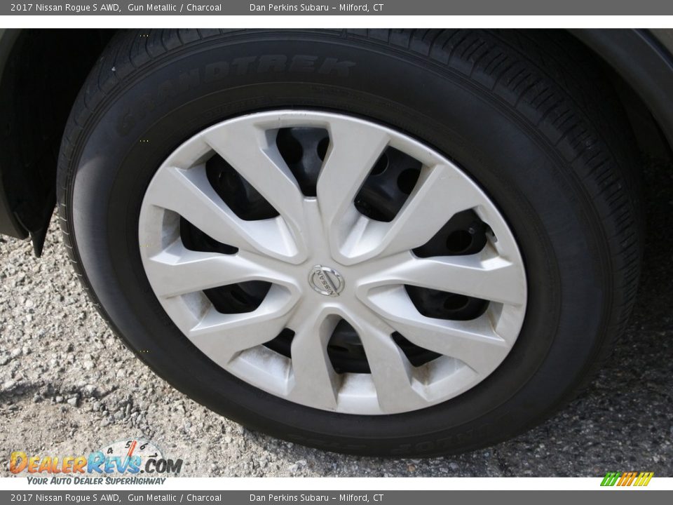 2017 Nissan Rogue S AWD Gun Metallic / Charcoal Photo #22