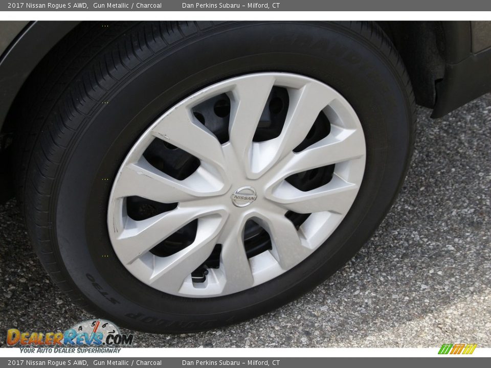 2017 Nissan Rogue S AWD Gun Metallic / Charcoal Photo #23