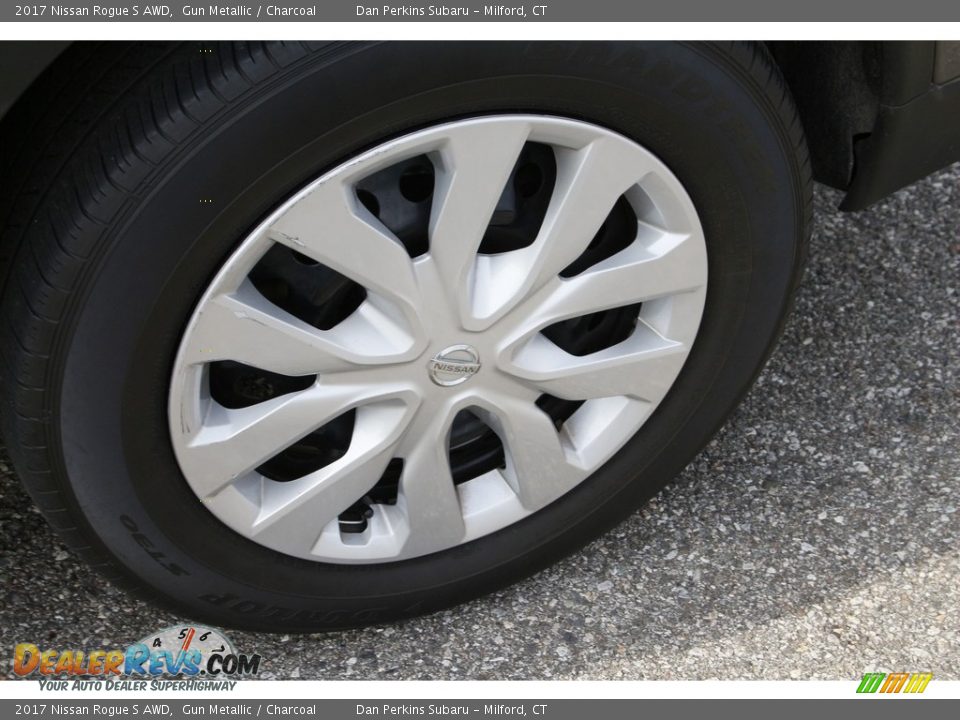 2017 Nissan Rogue S AWD Gun Metallic / Charcoal Photo #24