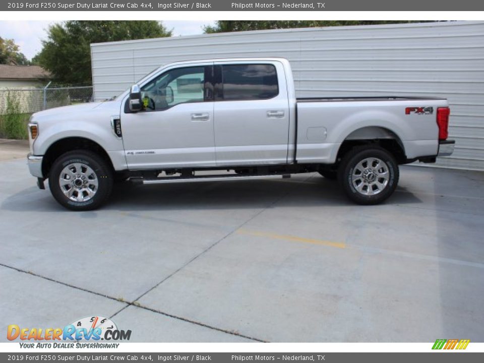 2019 Ford F250 Super Duty Lariat Crew Cab 4x4 Ingot Silver / Black Photo #6