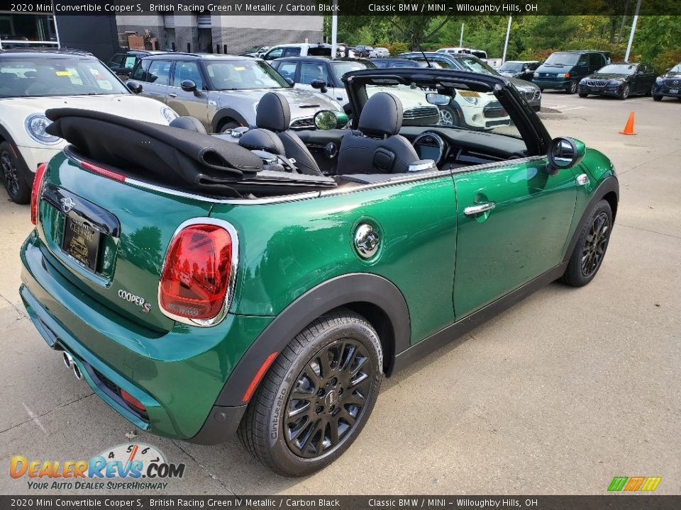 British Racing Green IV Metallic 2020 Mini Convertible Cooper S Photo #2