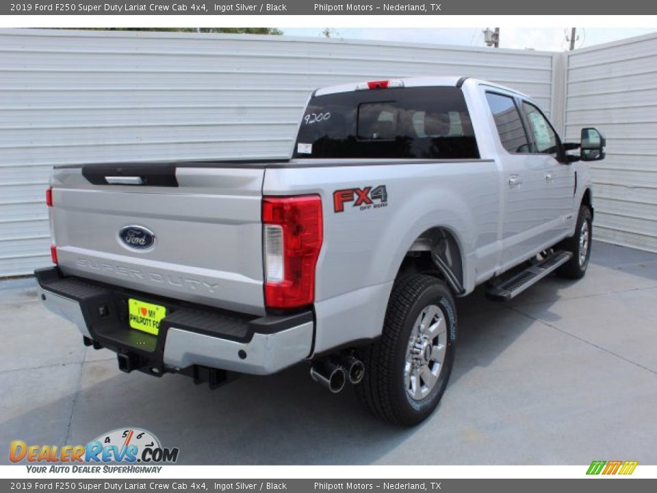 2019 Ford F250 Super Duty Lariat Crew Cab 4x4 Ingot Silver / Black Photo #9