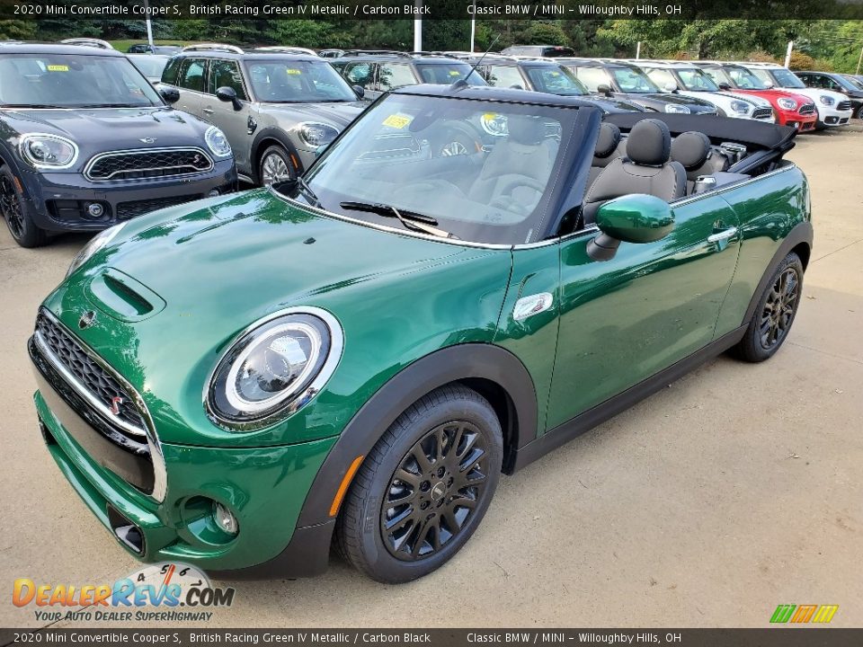 British Racing Green IV Metallic 2020 Mini Convertible Cooper S Photo #4