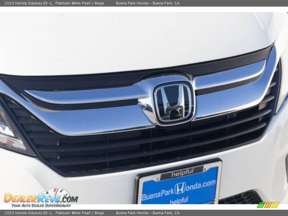 2020 Honda Odyssey EX-L Platinum White Pearl / Beige Photo #4