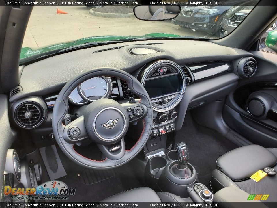 Carbon Black Interior - 2020 Mini Convertible Cooper S Photo #6