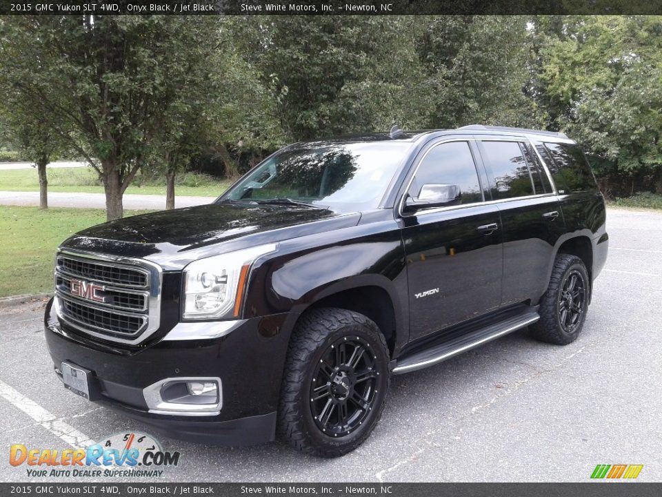 2015 GMC Yukon SLT 4WD Onyx Black / Jet Black Photo #2
