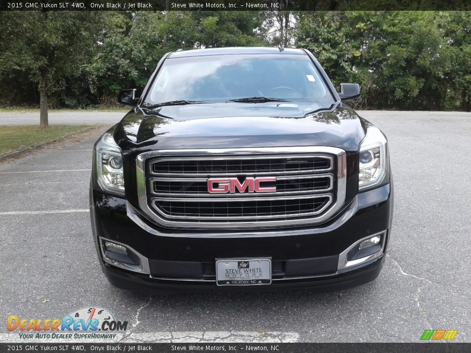 2015 GMC Yukon SLT 4WD Onyx Black / Jet Black Photo #3