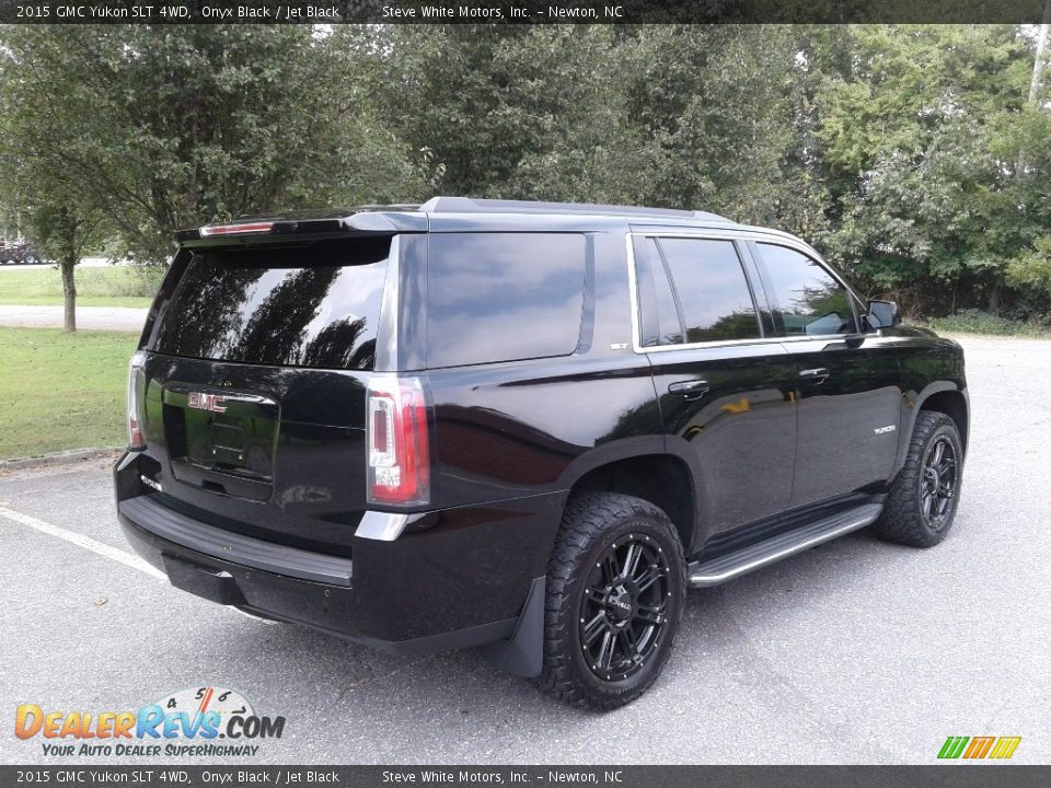 2015 GMC Yukon SLT 4WD Onyx Black / Jet Black Photo #6