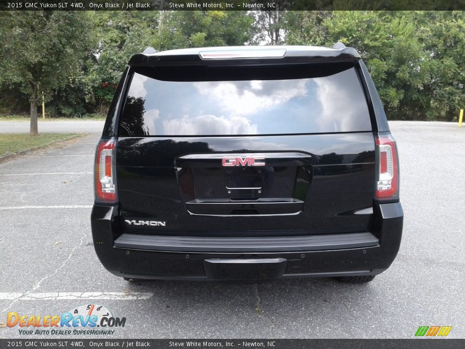 2015 GMC Yukon SLT 4WD Onyx Black / Jet Black Photo #7