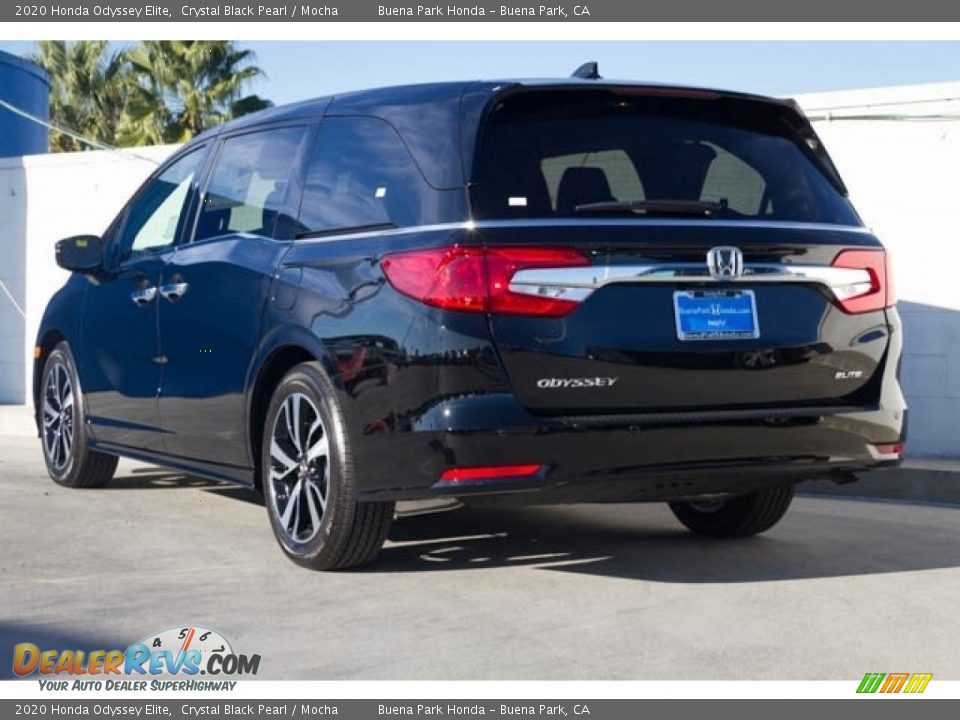 2020 Honda Odyssey Elite Crystal Black Pearl / Mocha Photo #2