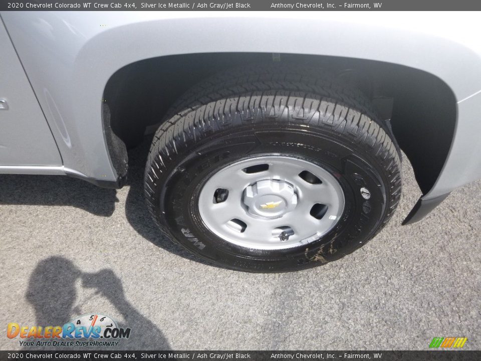 2020 Chevrolet Colorado WT Crew Cab 4x4 Silver Ice Metallic / Ash Gray/Jet Black Photo #2