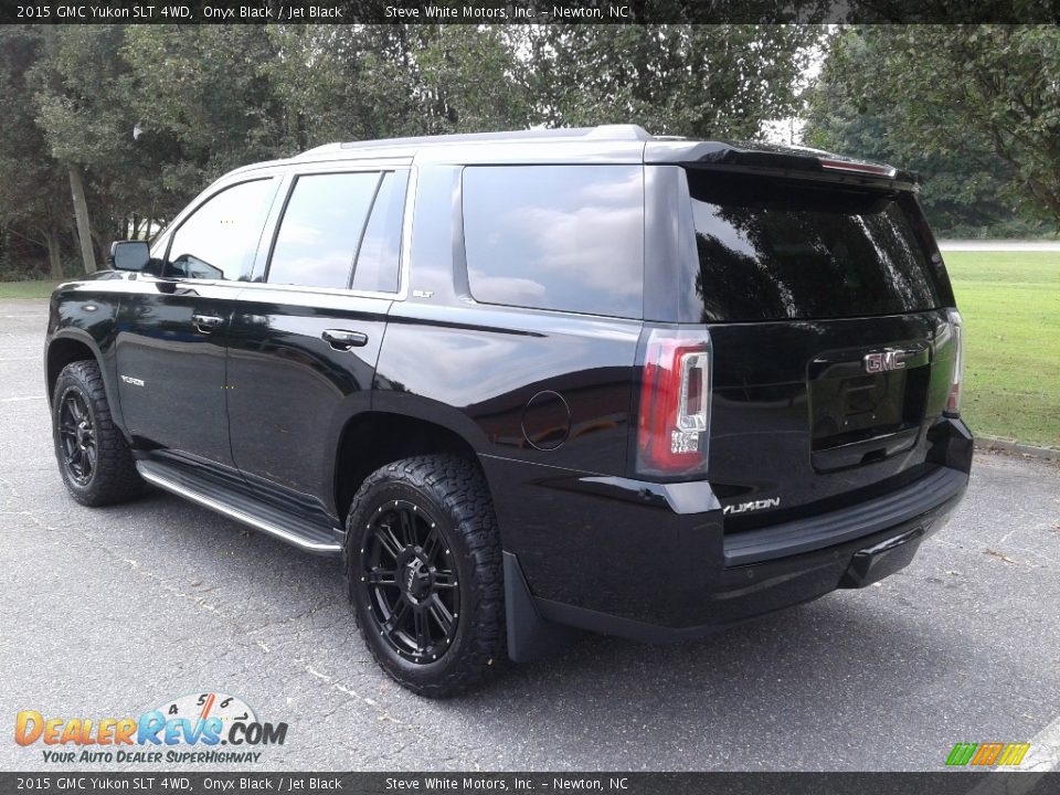 2015 GMC Yukon SLT 4WD Onyx Black / Jet Black Photo #8
