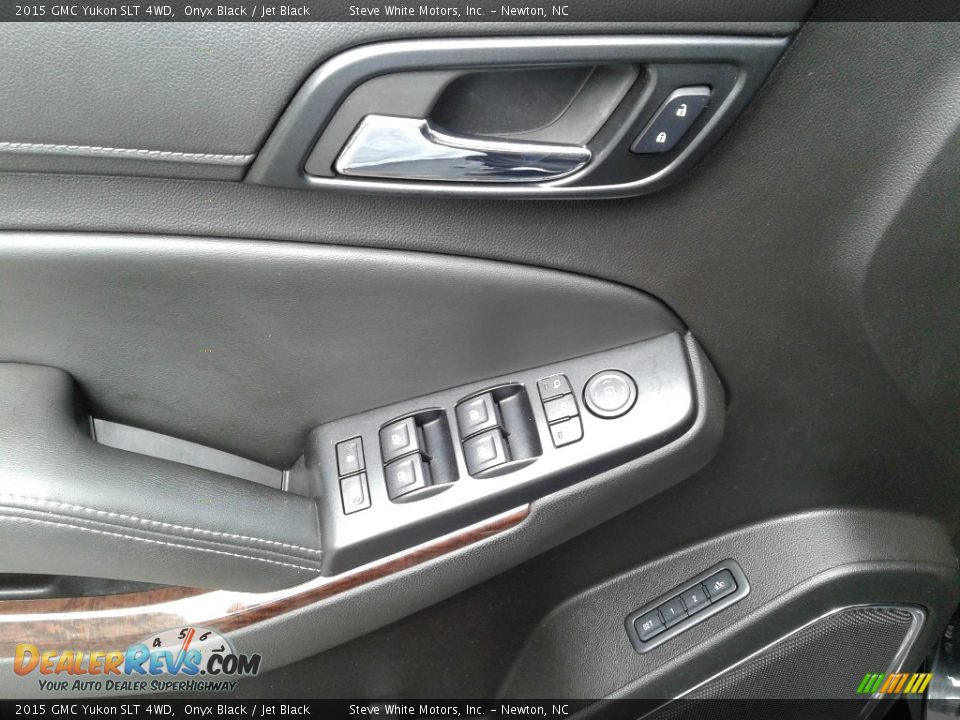 2015 GMC Yukon SLT 4WD Onyx Black / Jet Black Photo #9