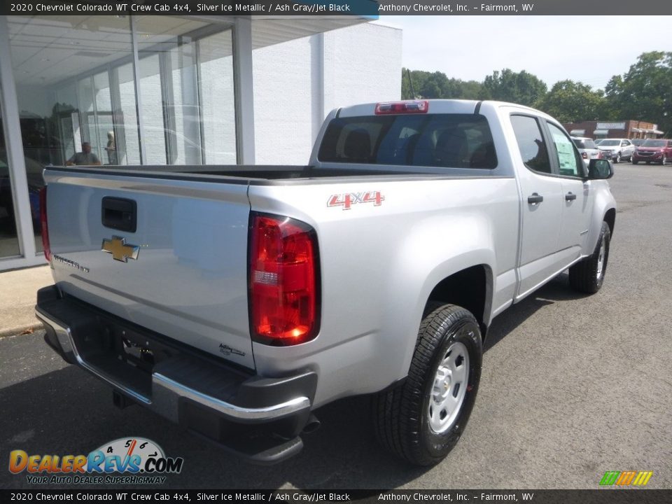 2020 Chevrolet Colorado WT Crew Cab 4x4 Silver Ice Metallic / Ash Gray/Jet Black Photo #7